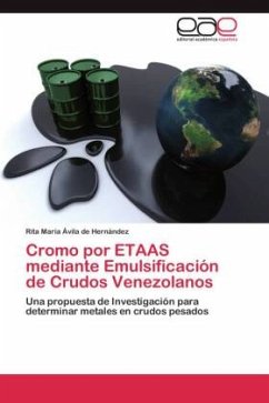 Cromo por ETAAS mediante Emulsificación de Crudos Venezolanos - Ávila de Hernández, Rita María