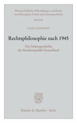 Rechtsphilosophie nach 1945 Rechtsphilosophie nach 1945