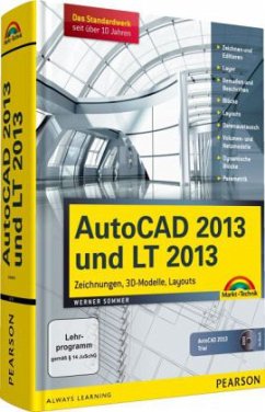 AutoCAD 2013 und LT 2013, m. DVD-ROM - Sommer, Werner