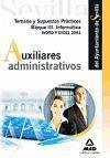 Auxiliares Administrativos, bloque III (informática), Ayuntamiento de Sevilla. Temario y supuestos prácticos. Word y Excel 2003 - Rocha Freire, Iván . . . [et al. ]