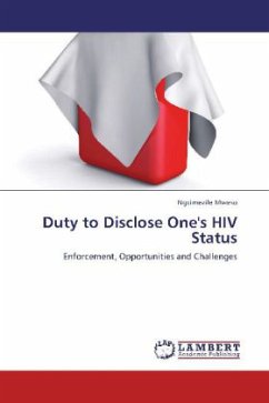 Duty to Disclose One's HIV Status - Mweso, Ngcimezile