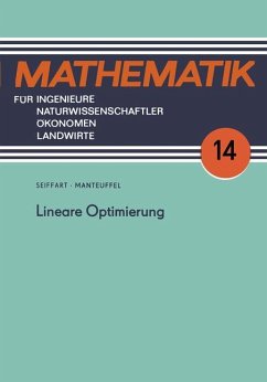 Lineare Optimierung - Manteuffel, Karl