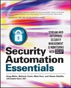 Security Automation Essentials - Witte, Greg; Cook, Melanie; Kerr, Matt