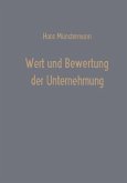 Wert und Bewertung der Unternehmung