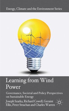 Learning from Wind Power - Szarka, Joseph;Cowell, Richard;Ellis, Geraint