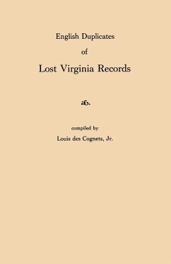 English Duplicates of Lost Virginia Records