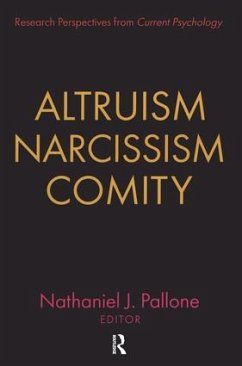 Altruism, Narcissism, Comity