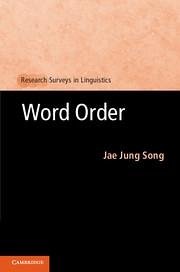 Word Order - Song, Jae Jung