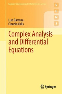 Complex Analysis and Differential Equations - Barreira, Luis;Valls, Claudia