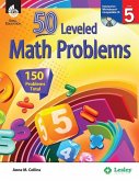 50 Leveled Math Problems Level 5 [With CDROM]