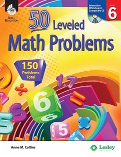 50 Leveled Math Problems Level 6 [With CDROM] - Collins, Anne