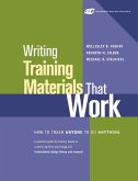 Writing Training Materials That Work