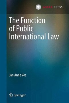 The Function of Public International Law - Vos, Jan Anne