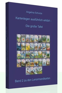 Kartenlegen ausführlich erklärt: Die grosse Tafel - Schulze, Angelina