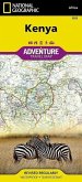 National Geographic Adventure Travel Map Kenya