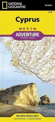 National Geographic Adventure Travel Map Cyprus - National Geographic Maps