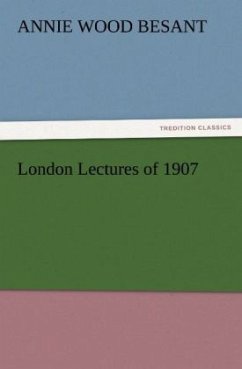 Cover London Lectures of 1907