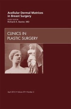 Acellular Dermal Matrices in Breast Surgery, an Issue of Clinics in Plastic Surgery - Baxter, Richard E.