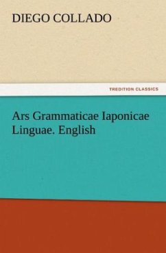 Ars Grammaticae Iaponicae Linguae. English - Collado, Diego