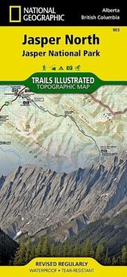 National Geographic Trails Illustrated Map Jasper North - National Geographic Maps