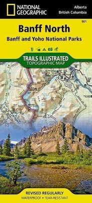 National Geographic Trails Illustrated Topographic Map Banff North - National Geographic Maps