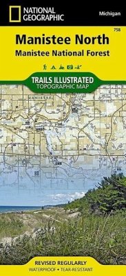 Manistee North Map [Manistee National Forest] - National Geographic Maps
