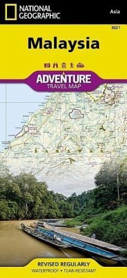 National Geographic Adventure Travel Map Malaysia - National Geographic Maps