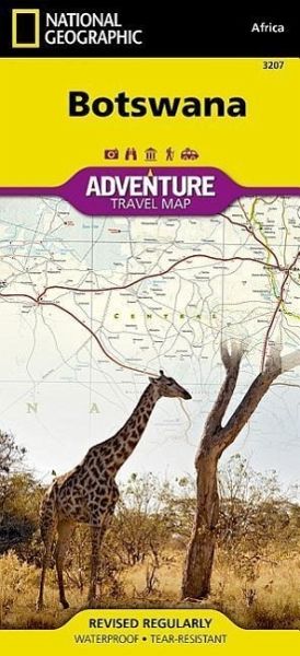 National Geographic Adventure Map Botswana