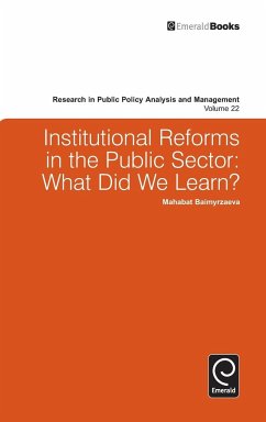 Institutional Reforms in the Public Sector - Baimyrzaeva, Mahabat