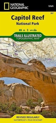 Capitol Reef National Park Map - National Geographic Maps