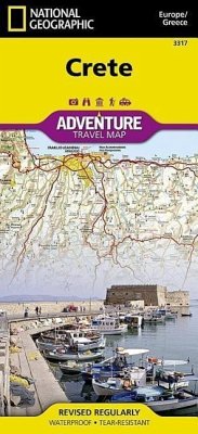 National Geographic Adventure Travel Map Crete, Greece - National Geographic Maps