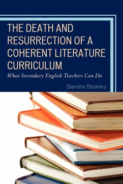 Cover Death and Resurrection of a Coherent Literature Curriculum