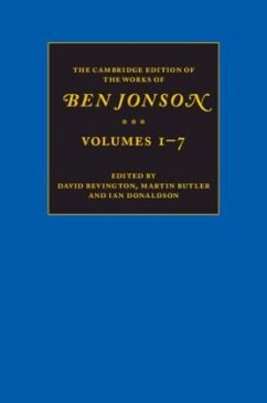 The Cambridge Edition of the Works of Ben Jonson 7 Volume Set - Jonson, Ben