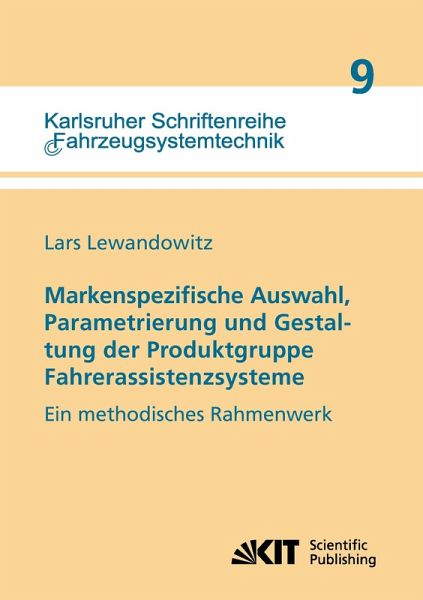 Markenspezifische Auswahl, Parametrierung und Gestaltung der Produktgruppe Fahrerassistenzsysteme Markenspezifische Auswahl, Parametrierung und Gestaltung der Produktgruppe Fahrerassistenzsysteme