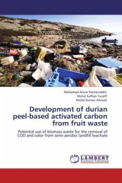 Development of durian peel-based activated carbon from fruit waste - Kamaruddin, Mohamad Anuar;Yusoff, Mohd Suffian;Ahmad, Mohd Azmier