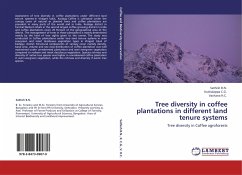 Tree diversity in coffee plantations in different land tenure systems