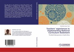Teachers¿ experiences in implementing National Curriculum Statement - Taole, Matshidiso Joyce