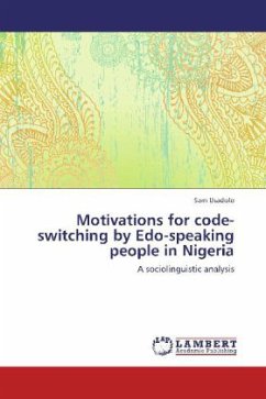Motivations for code-switching by Edo-speaking people in Nigeria