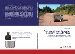 Poor people and the use of electricity in South Africa