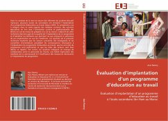 Évaluation d¿implantation d¿un programme d¿éducation au travail - Rasmy, Aziz