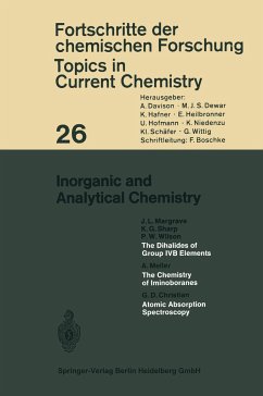 Inorganic and Analytical Chemistry - Margrave, J. L.; Sharp, K. G.; Christian, G. D.; Meller, A.; Wilson, P. W.