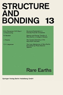 Rare Earths - Penneman, R. A.; Ryan, R. R.; Jørgensen, C. K.; Reisfeld, R.; Felsche, J.; Rosenzweig, A.