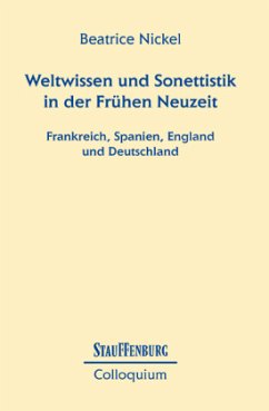 Weltwissen und Sonettistik in der Frühen Neuzeit - Nickel, Beatrice