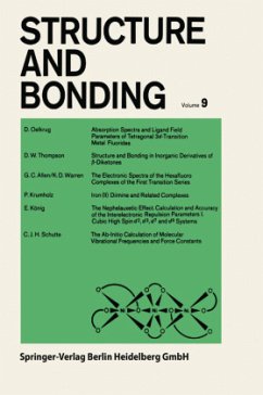 Structure and Bonding - Hemmerich, P.; Jørgensen, C. K.; Williams, R. J. P.; Nyholm, Ronald S.; Reinen, D.; Neilands, J. B.