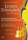 Erstes Triospiel, für 2 Violinen und Violoncello, Spielpartitur u. 3 Einzelstimen