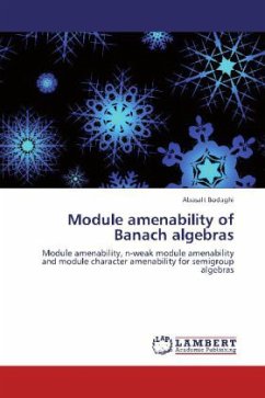 Module amenability of Banach algebras