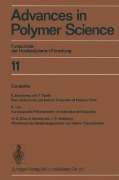 Advances in Polymer Science