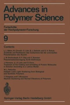 Cover Advances in Polymer Science 9