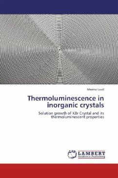 Thermoluminescence in inorganic crystals