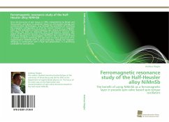 Ferromagnetic resonance study of the Half-Heusler alloy NiMnSb - Riegler, Andreas
